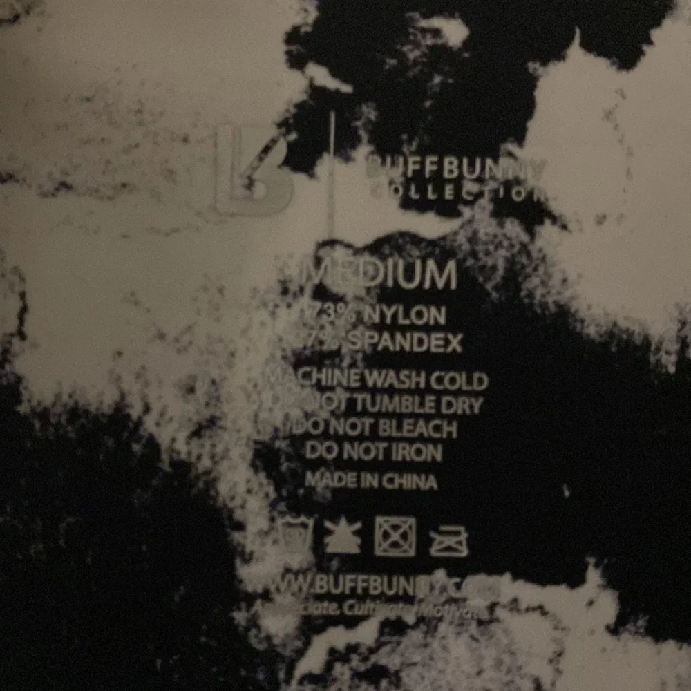 BUFFBUNNY DEFY LEGGINGS black rose M - Picture 7 of 7